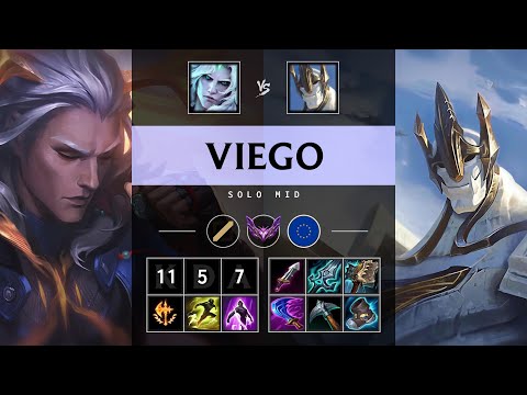 Viego Mid vs Galio: Dominating - EUW Master Patch 25.S1.2