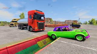 Truck vs Speed bumps | BeamNG Drive section 2