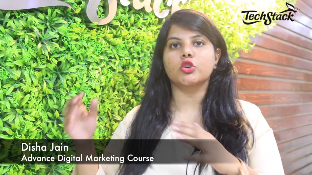 Disha Jain shared her experience about Advance Digital Marketing Course class