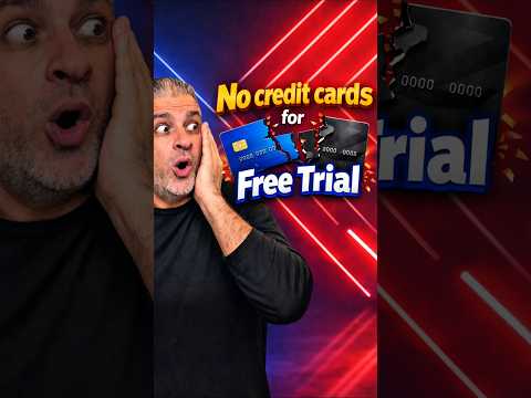احصل على Free Trial بدون فيزا أو ماستر كارد 💳❌ #shorts