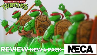 TMNT New Neca 4 Pack Review! SPECTACULAR!