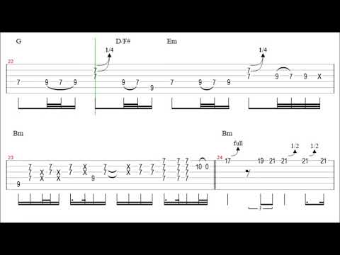 Pink Floyd - Comfortably Numb Guitar Solo Tab+Backingtrack