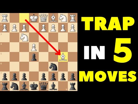 Ruy Lopez Opening TRAP For Black [Win In 5 Moves]