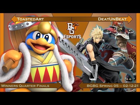 [04] BGBG Spring 05 - ToastedArt (DeDeDe) vs DeatUnBeat (Cloud, Ganondorf) - Winners Quarter Finals