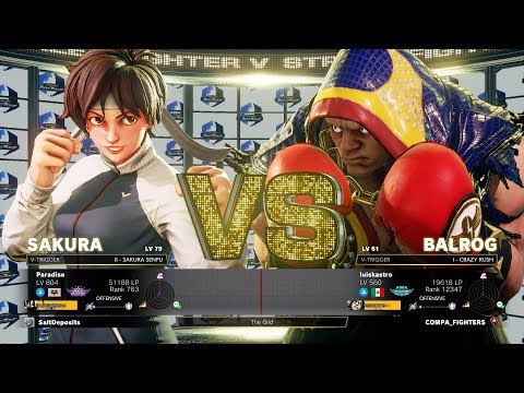 SFV AE 👊🏻 Paradise (Sakura) vs Luiskastro (Balrog)