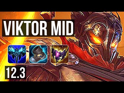 VIKTOR vs RYZE (MID) | Rank 5 Viktor, 5/1/4 | KR Challenger | 12.3