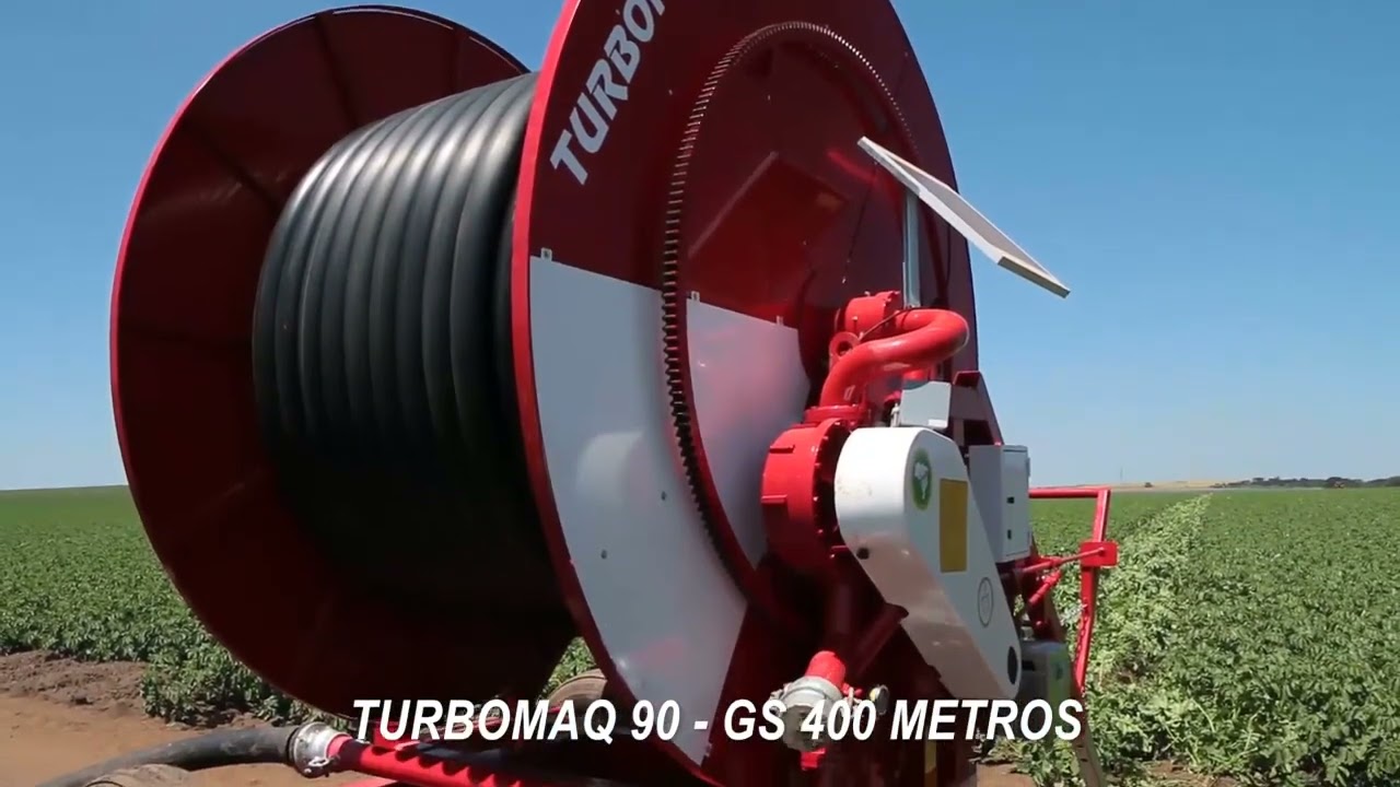 Carretel TURBOMAQ com barra irrigadora - Modelo IRRIGABRASIL