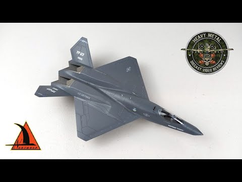 Northrop YF-23 Black Widow II, USAF Stealth Fighter, Hobby Master 1:72 Diecast Model Review