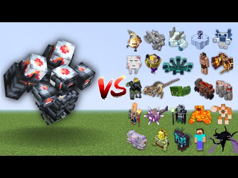 Harbinger vs All Minecraft Bosses in Minecraft Mob Battle