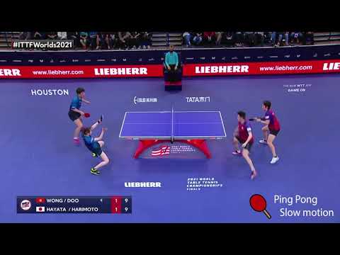 Wong Chun Ting Forehand Flip Slow motion