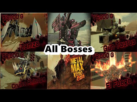 METAL MAX XENO Reborn - All Bosses - All Boss Fights