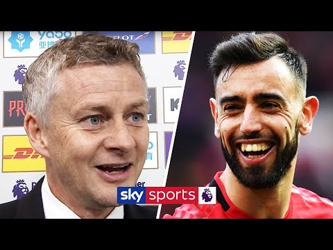 マンチェスター・ユナイテッド初ゴールを決めたブルーノ・フェルナンデスを称賛するオーレ・グンナル・ソルスクジャエル (Ole Gunnar Solskjaer praises Bruno Fernandes after scoring his first Manchester United goal)