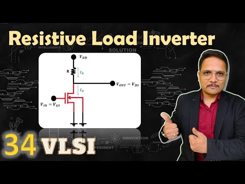 Resistive Load Inverter | Circuit Working VTC Parameters of Resistive Load Inverter