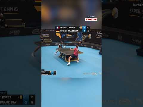 🇫🇷🏓 La REMONTADA de Thibault Poret au premier tour du WTT Europe Smash ! #shorts #tennisdetable