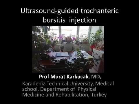 Ultrasound-guided trochanteric bursitis  injection, by Prof Murat Karkucak MD