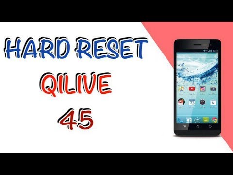 HARD RESET QILIVE 45 / FORGOT PASSCODE QILIVE