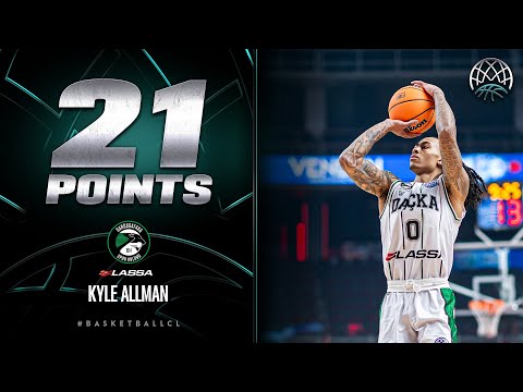 Kyle Allman (21 PTS) | Player Highlights | VEF vs DSK | Basketball Champions League 2023-24