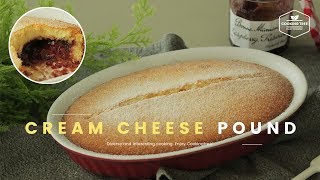 라즈베리 잼이 가득~❣️ 떠먹는 크림치즈 파운드케이크 만들기 : Cream cheese Pound Cake Recipe - Cooking tree 쿠킹트리*Cooking ASMR