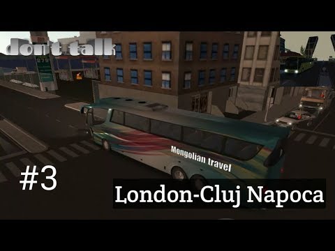 Coach bus simulator gameplay  №3   LONDON-CLUJ NAPOCA