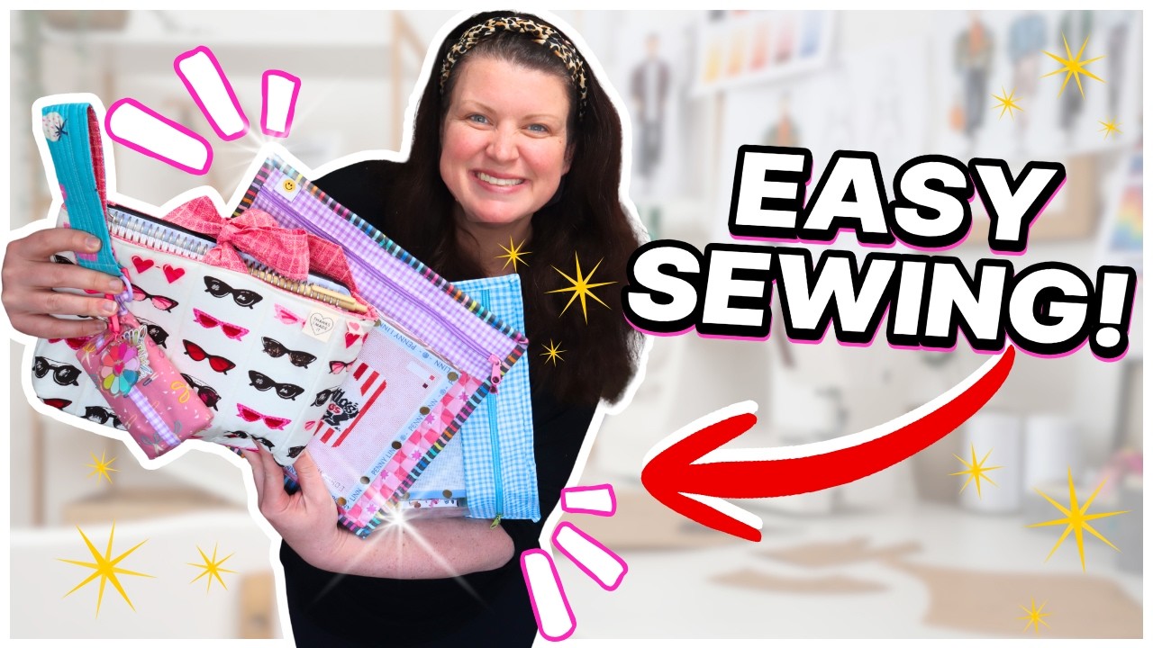 😍 Beginner Sewing Made Easy! | 4 Practical Projects You Can Make Right Now (+ GENIUS zipper tips)