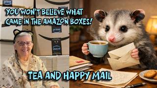 YOU WON'T BELIEVE WHAT CAME IN THE AMAZON BOXES! Possum Mail and Tea Sesh!