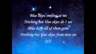 Willie Nelson-Blue Skies (with Lyrics)