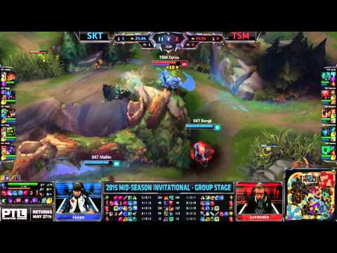 SK Telecom T1 vs TSM | MSI Group Stage Day 1 Mid Season Invitational 2015 | SKT vs TSM MSI 60FPS