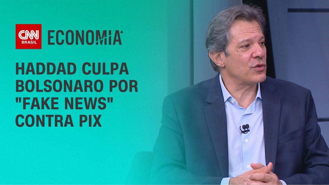 Haddad culpa Bolsonaro por "fake news" contra Pix | CNN 360°
