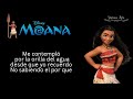 Moana - ¿Cuán Lejos voy? (Letra )