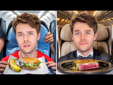 I Tried Cheap vs Expensive Airplane Food