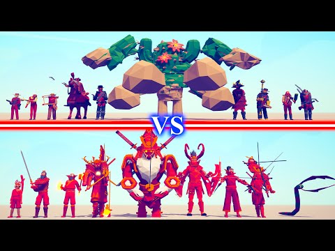 NEW WILD WEST Team vs NEW DYNASTY Team - Totally Accurate Battle Simulator TABS