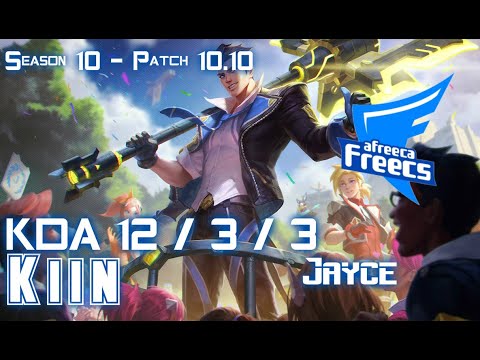 AFs Kiin JAYCE vs KLED Top - Patch 10.10 KR Ranked