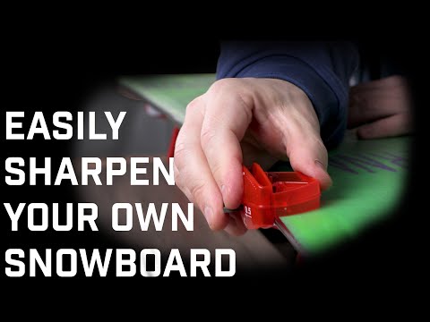 How To Sharpen Your Snowboard Edges