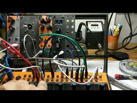 Testing some DIY Eurorack Modules