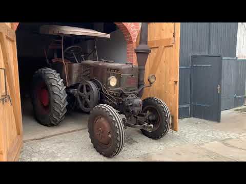 Leerlauf/Standgas Einstellung bei 35PS Ackerluft Lanz Bulldog.