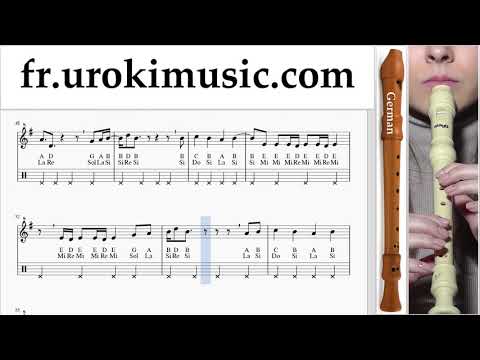 Cours de Flute à bec (G.) LSD - Thunderclouds ft. Sia, Diplo, Labrinth Tuto Partitions um-i829