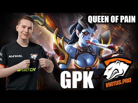 Gpk - Queen of Pain Gameplay Mid - 11000mmr - 7.28 - How to Win Mid - Dota 2 Pro Games