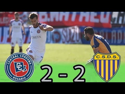 Primera C : CENTRAL CÓRDOBA DE ROSARIO 2 - 2 DOCK SUD | (Los Goles)