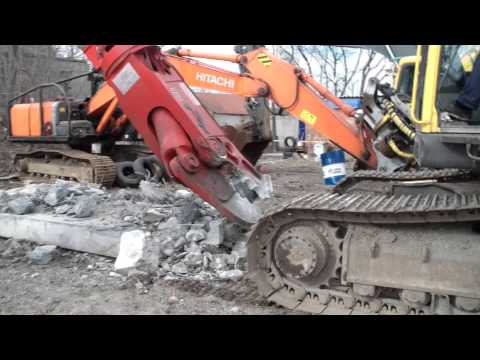 LaBounty MDP27R 3-м звеном на Volvo EC360Blc