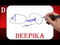 Deepika Name Signature Style - D Signature Style - Signature Style of My Name Deepika