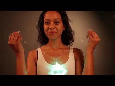 Big Green Shamrock Acrylic LED Necklaces