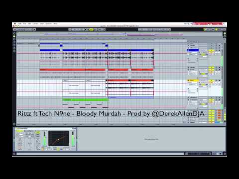 DJA - making of Rittz ft Tech N9ne - Bloody Murdah