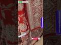SKU ARNG 3785 The Pure Red Vol 5 Premium Banarasi Silk Saree Silver Zari Zardozi Crystals