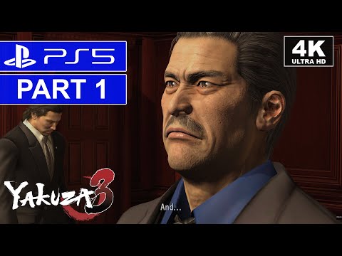 YAKUZA 3 REMASTERED [Part 1] | PS5 Story Walkthrough | [4K, HDR, 60FPS]