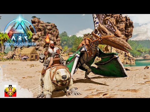 WE TAMED OUR FIRST BEAVER AND PTERNOON - ARK: Survival Ascended #3