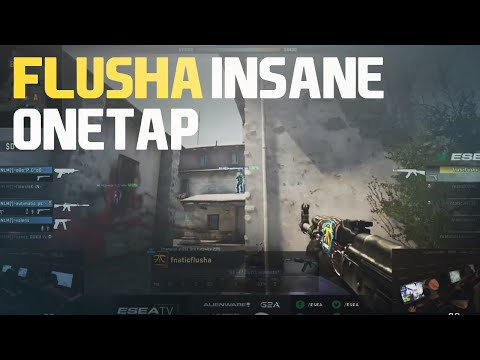 CS:GO - Flusha's Insane Onetap vs. Nihilum