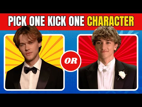 Pick One Kick One Male TV/Movie Characters Edition | Characters Quiz