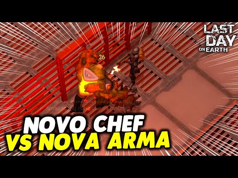 NOVO CHEF VS NOVA ARMA B2 PROTOCOLO ATIVADO LABORATÓRIO - Last Day On Earth