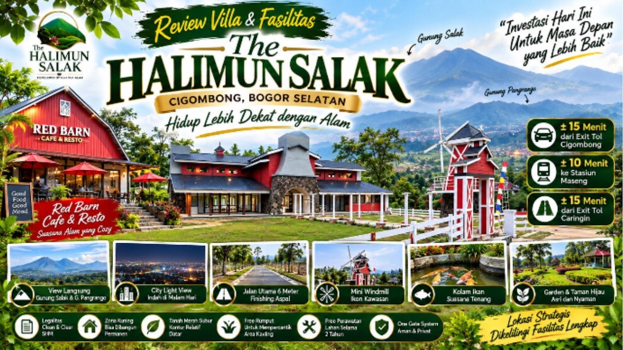 Video The Halimun Salak Bogor Selatan kavling villa premium