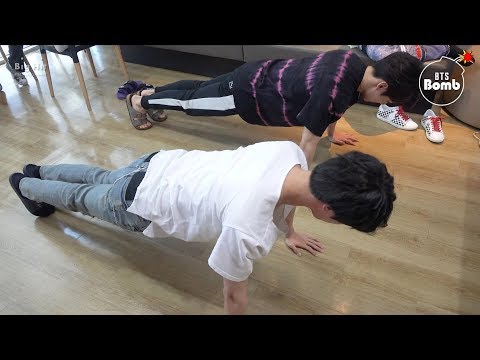 [BANGTAN BOMB] JK & JIN's exercise time - BTS (방탄소년단)